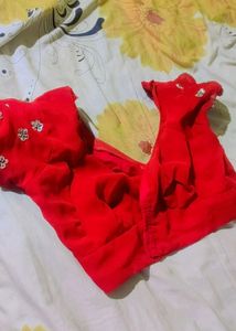 Beautiful Red Saree❤😍🎀