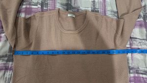 Dusty Rose Textured Sweater