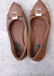 Cute Brown Ballerinas