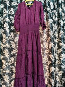 💜Zudio Purple Tiered Maxi Dress💜