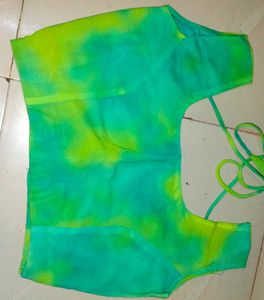 Tie-dye Lehenga Choli Set