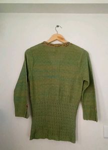 Green Ekle&#39; Cardigan