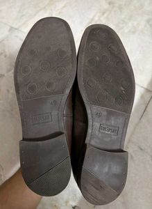 WESTSIDE SOLEPLAY BROWN LEATHER LOAFERS UK 7