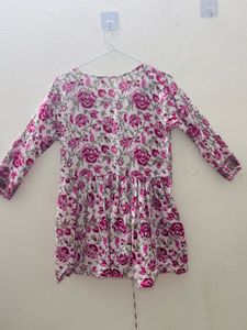 Floral Print Tunic Top