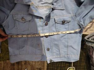 Denim Jacket Bust 28/30 Size S New No Coin