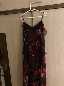 Floral Ruffle Midi Dress