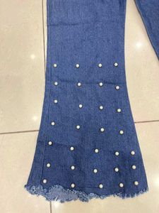 Pearl Embellished Jeans
