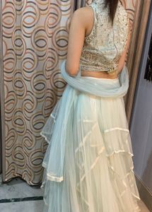 Beautiful Embroidery Net Lehanga🎀💝💗