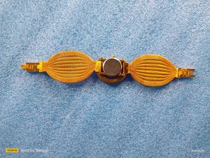 City gold Stone Watch For Women