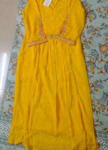 Elegant Yellow Kurta for haldi