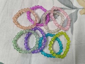 Colorful Beaded bracelets set of 8
