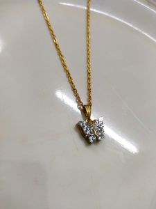 Glittery Butterfly Neckpiece
