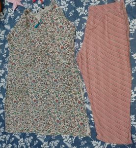 Floral Top &amp; Pants Set