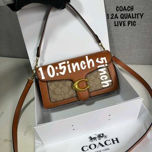 COACH TABBY SIGNATURE SLING BAG WITH BOX