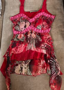 Floral Beaded Top