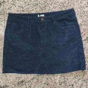 Corduroy Mini Skirt