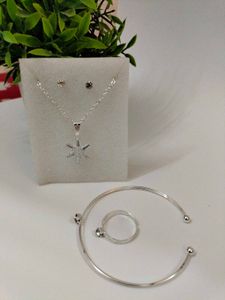 Rs. 95 Silver Jewelry Set