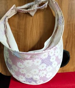 Floral Visor Hat Condition Good