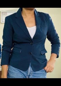 H&M Navy Blue Blazer