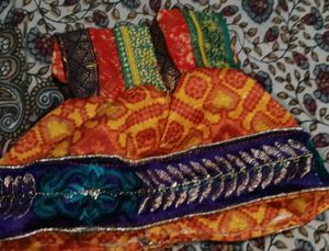 Colorful laddu gopal dress