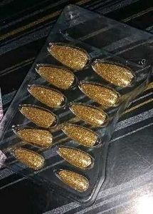 Golden Nail Extensions