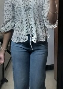 Floral Crop Top Set