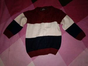 Boy's Soft Wool Sweater For 3years Upto 5years