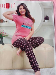 Cute Pink Night Suit