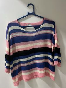 Striped Knit Sweater