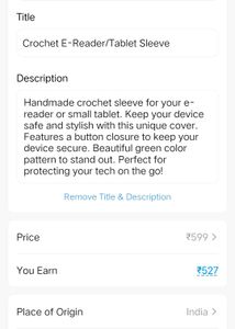 Crochet E-Reader/Tablet Sleeve