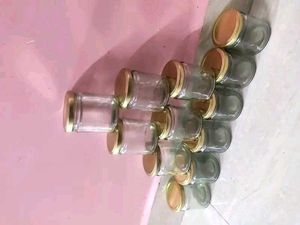 Gift Free 250 Ml Glasses Jar For Kitchen Use