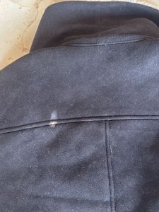 Black Suede Jacket with Faux Fur Lining