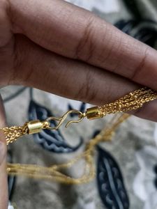 Five Layered Gold Coated Necklace