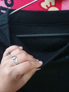 Black Knit Skirt fully stretchable