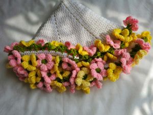 Crochet Flower Blanket 💐 21inches