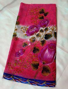 Floral Print Saree 😍