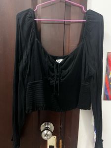 Black Long Sleeves  Top