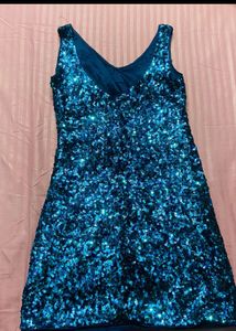 Sequin Blue Dress