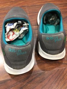 Grey Action Slip-On Shoes UK8