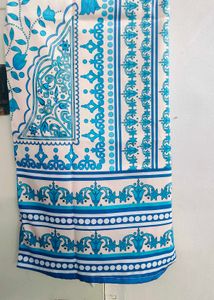 Elegant Blue Printed Cordset