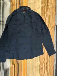 Lenin shirt blue mens