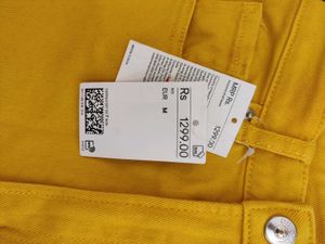 HM Yellow Wide Leg Trousers