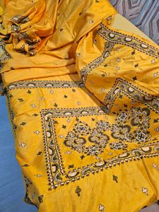 Pure Silk Aari Work Saree