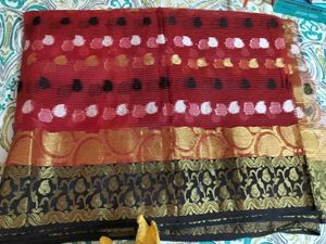 Elegant Red Ethnic Saree