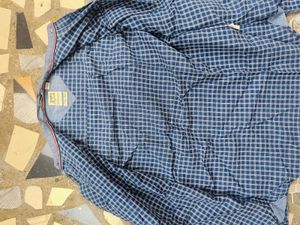 Lee Cooper Blue Check Button Down