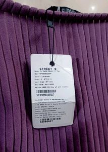 Lavender Knit Strreet 9 Top