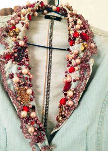 SALE Seal Sexy Beaded Denim Ja