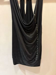 Black Sleeveless Tank Top