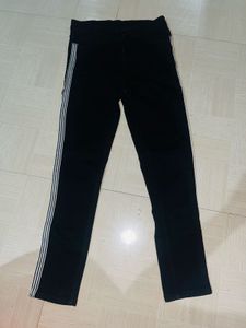 Black Side Stripe Skinny Jeans