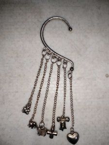 Dangling Charm Ear Cuff